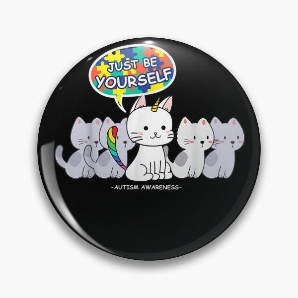Item preview, Autism Awareness Cat Unicorn Be Yourself Cute Graphic TShirt designed and sold by Cansellerma.