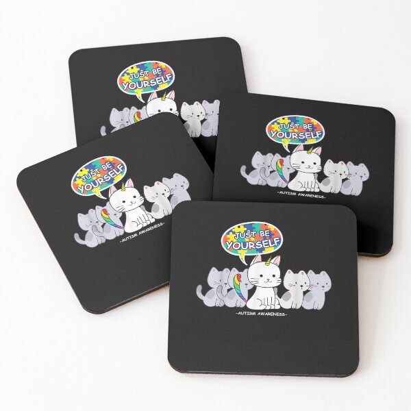 Item preview, Autism Awareness Cat Unicorn Be Yourself Cute Graphic TShirt designed and sold by Cansellerma.