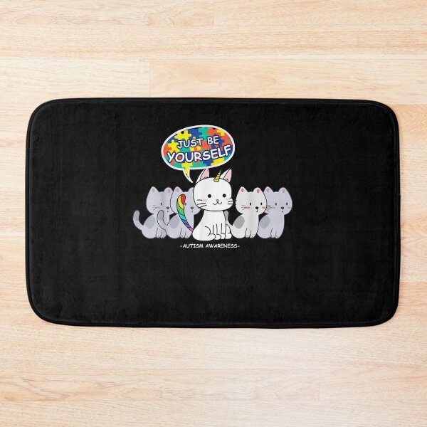 Item preview, Autism Awareness Cat Unicorn Be Yourself Cute Graphic TShirt designed and sold by Cansellerma.