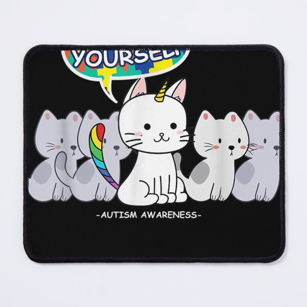 Item preview, Autism Awareness Cat Unicorn Be Yourself Cute Graphic TShirt designed and sold by Cansellerma.