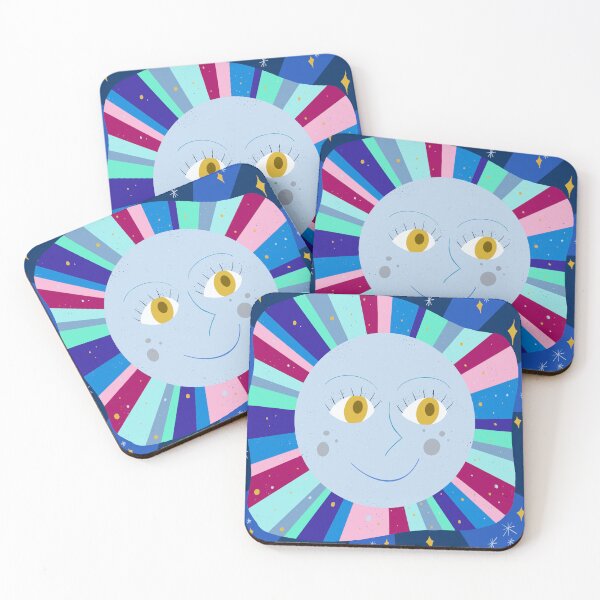 Item preview, Rainbow Moonbeams - Cool Colors designed and sold by AnArielleShop.