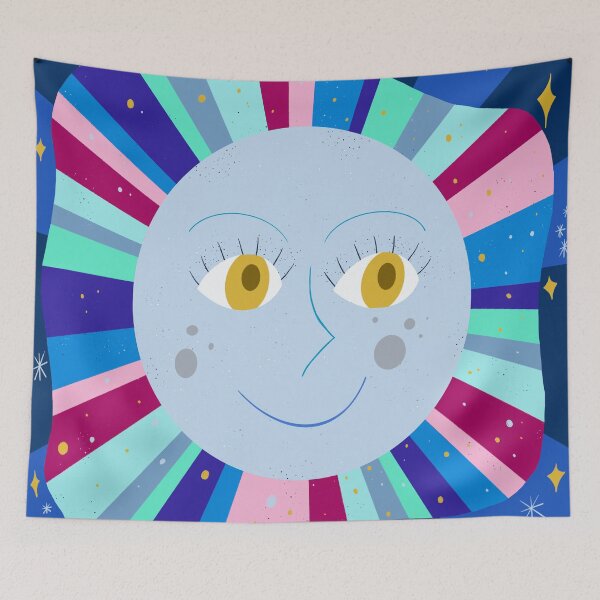 Item preview, Rainbow Moonbeams - Cool Colors designed and sold by AnArielleShop.