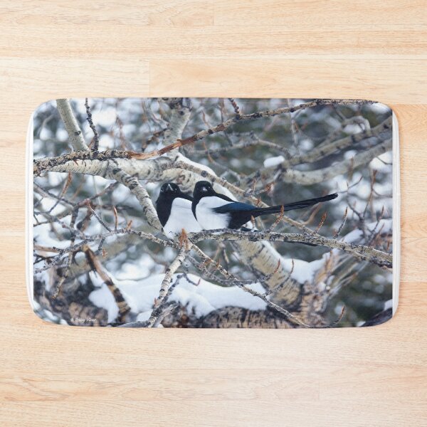 Item preview, Magpie Pair in Cottonwoods designed and sold by Vivar Photo.