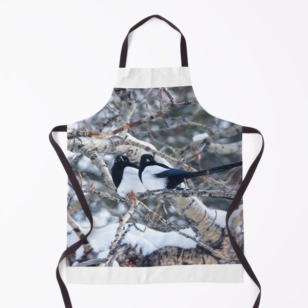Item preview, Magpie Pair in Cottonwoods designed and sold by Vivar Photo.