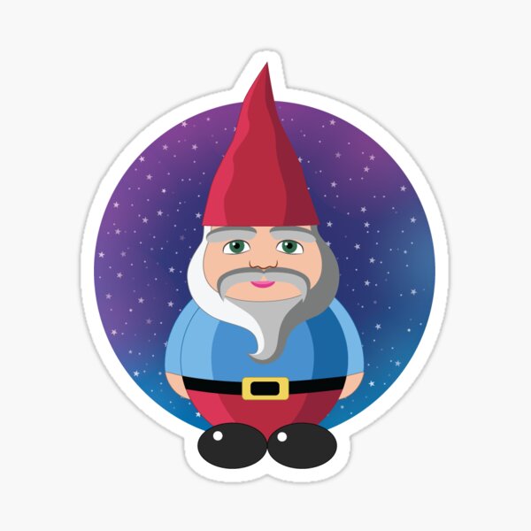 Space Gnome Sticker