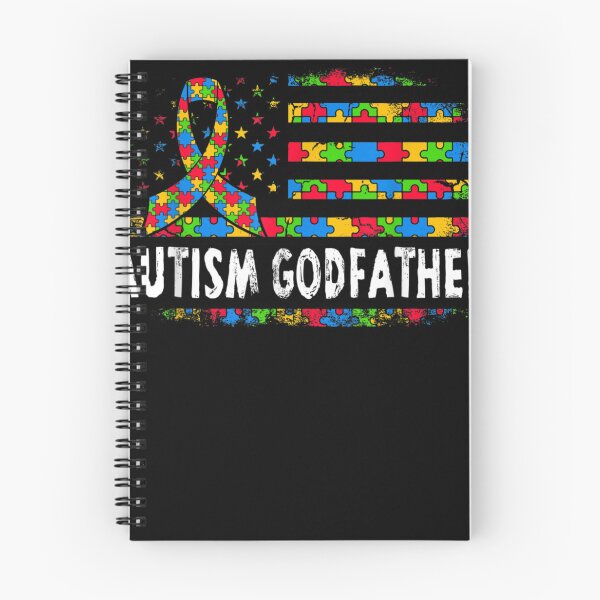 Item preview, Mens USA Flag Autism Godfather Tshirt Autism Awareness TShirt designed and sold by Cansellerma.
