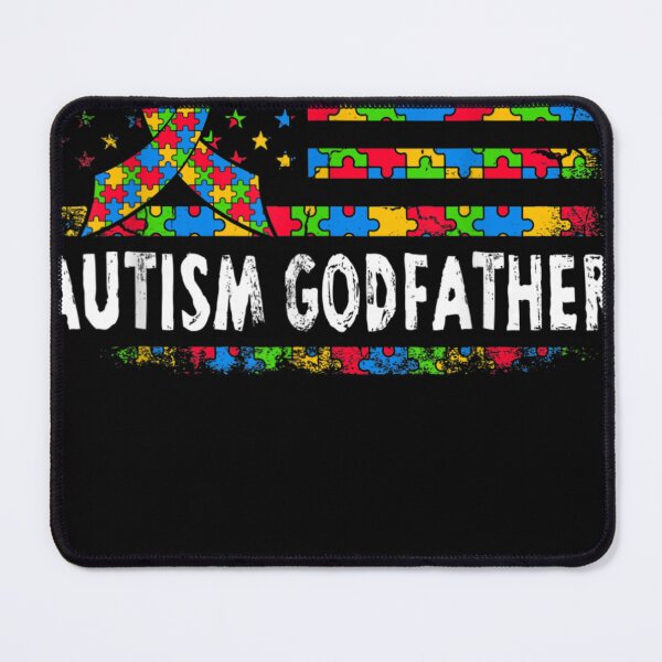Item preview, Mens USA Flag Autism Godfather Tshirt Autism Awareness TShirt designed and sold by Cansellerma.