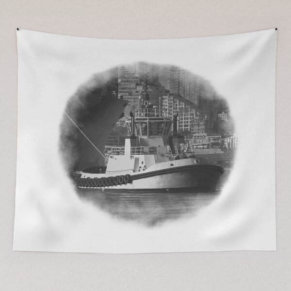 Item preview, Tug working in Seattle Harder designed and sold by Jason Mosley.