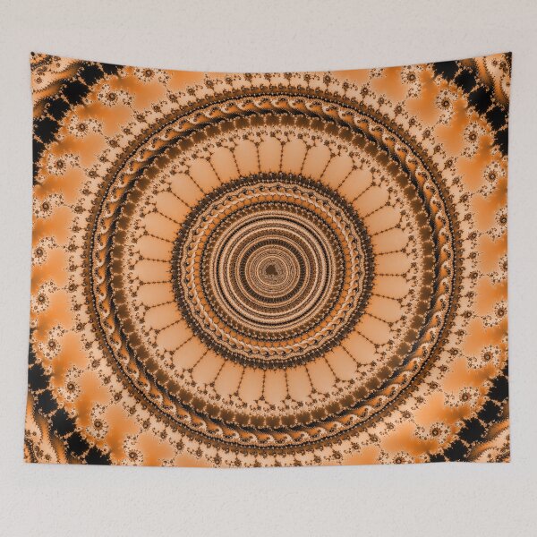 Item preview, Vintage Rug Fractal Pattern Design designed and sold by allthingsnatura.