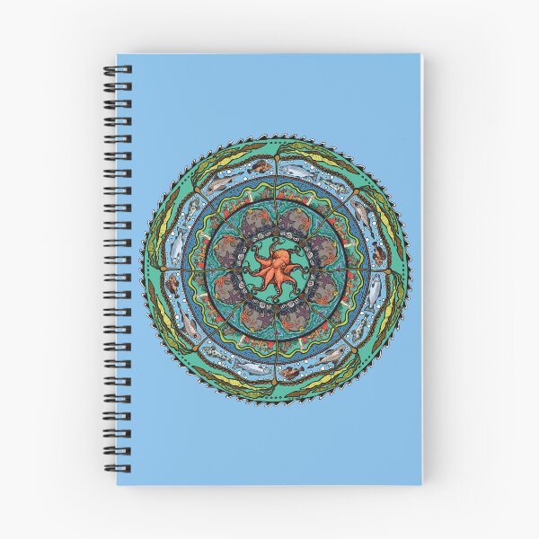 Item preview, Salish Sea Mandala -light blue designed and sold by mernstw.