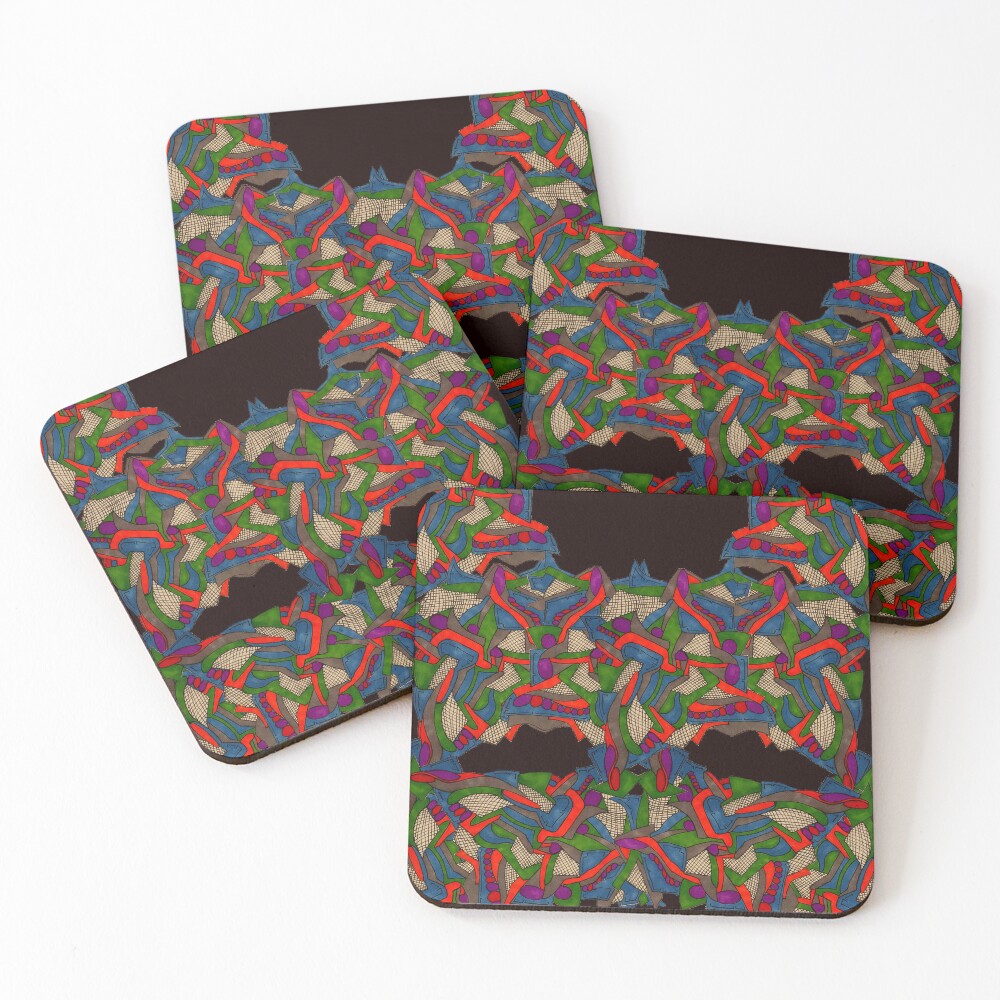 Item preview, Coasters (Set of 4) designed and sold by BrodyDraw.