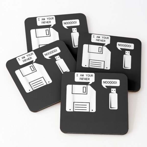 Artikelvorschau, USB-Diskette Ich bin dein Vater T-Shirt, Geek Geschenk entworfen und verkauft von DKshowmaker.
