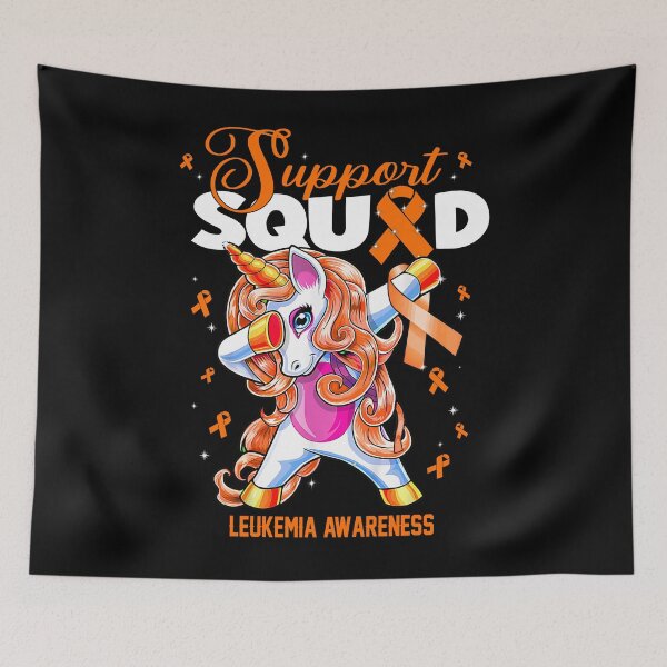 Item preview, Cute Unicorn Support Squad Leukemia Awareness Men Women Kid designed and sold by tenjun16.