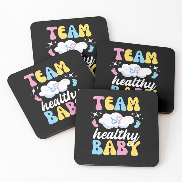 Item preview, Team Healthy Baby Gender Reveal Pregnancy designed and sold by Betsytiptoe.