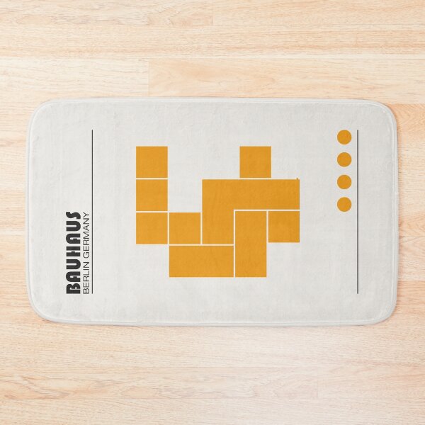 Item preview, Bauhaus - Retro / Art Deco architecture discipline from Berlin, Germany - Available in posters, etc - Orange Shapes designed and sold by ArcFoundationCo.