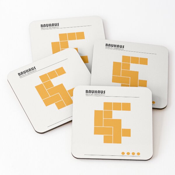 Item preview, Bauhaus - Retro / Art Deco architecture discipline from Berlin, Germany - Available in posters, etc - Orange Shapes designed and sold by ArcFoundationCo.
