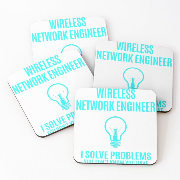 Item preview, Wireless Network Engineer - I Solve Problems Job Gift designed and sold by melissaval2.