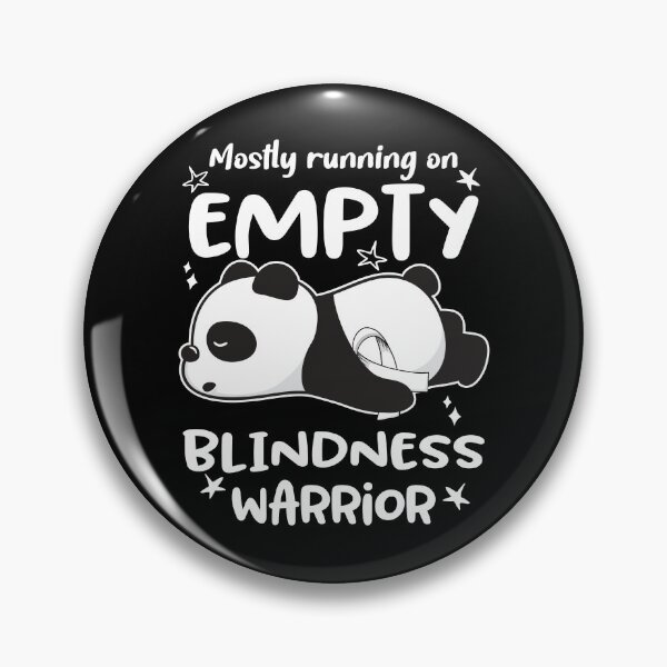 Artikelvorschau, Blindness Awareness - Meistens im Leeren laufen Blindness Warrior entworfen und verkauft von Hilten.