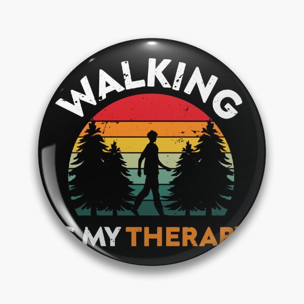 Item preview, Funny vintage walking hobby is my therapy designed and sold by TheMattDesigns.