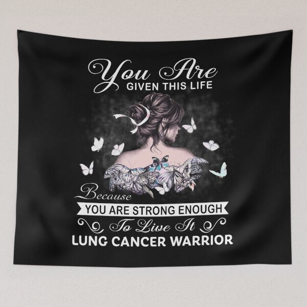 Item preview, You Are Strong Enough To Live It Lung Cancer Warrior designed and sold by Kohend.