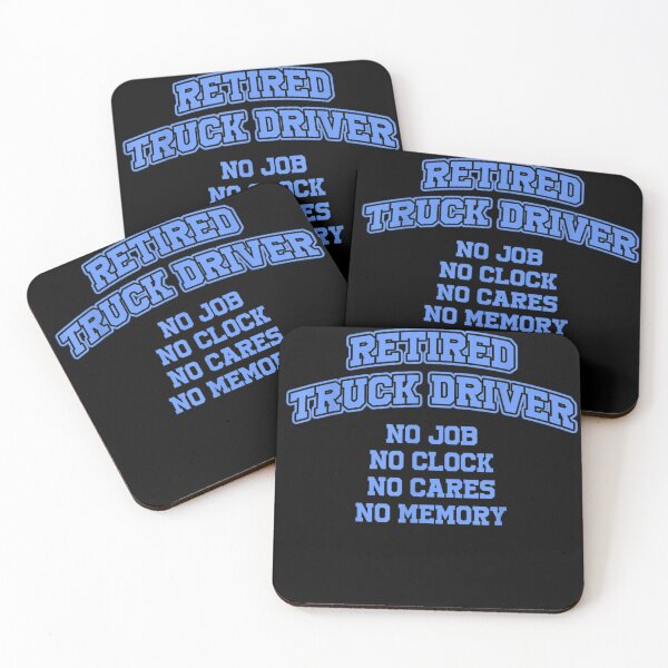 Item preview, Retired Truck Driver Grandpa Dad Father Trucker Retirement designed and sold by DKshowmaker.