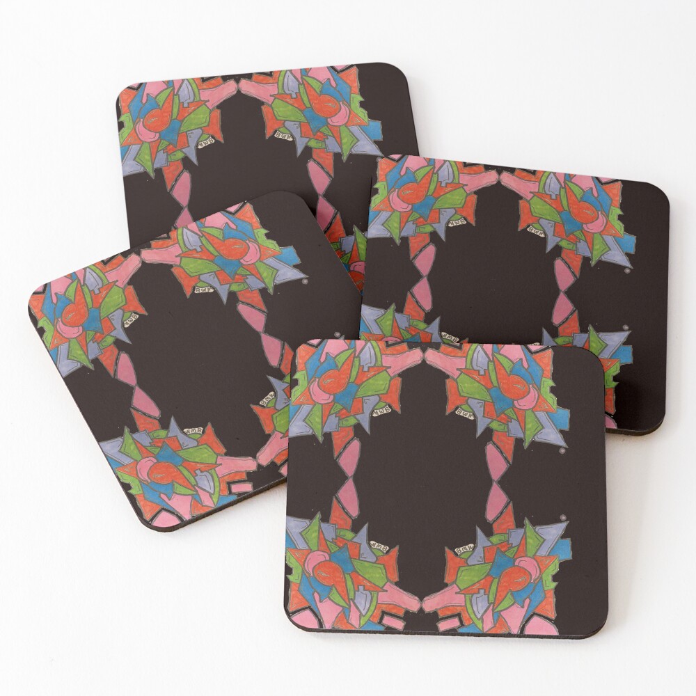 Item preview, Coasters (Set of 4) designed and sold by BrodyDraw.