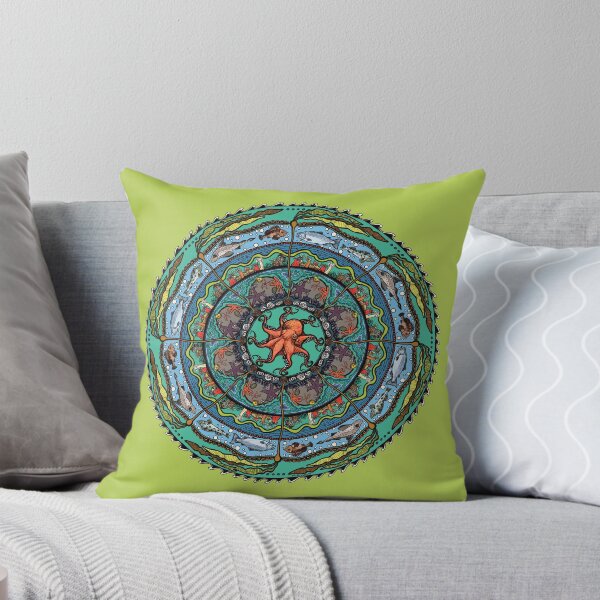 Item preview, Salish Sea Mandala -lime designed and sold by mernstw.
