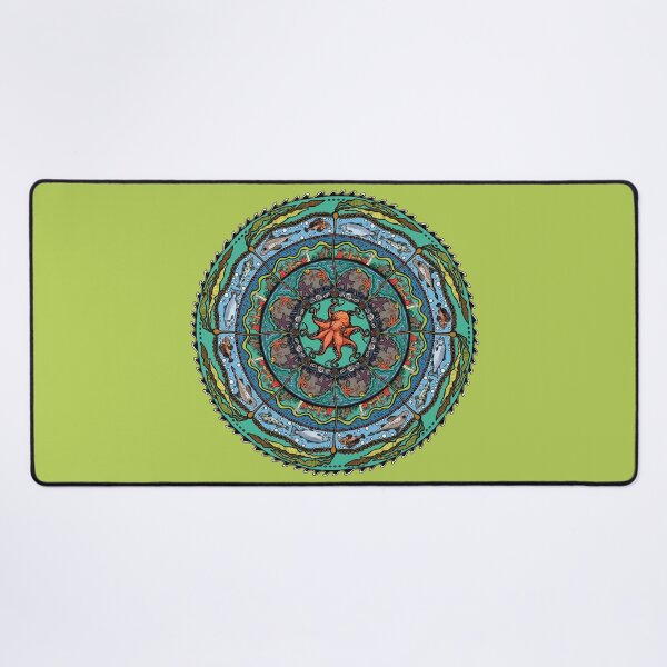 Item preview, Salish Sea Mandala -lime designed and sold by mernstw.