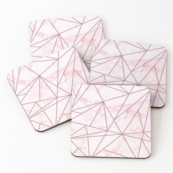 Item preview, Pink Marble Geometric Pattern designed and sold by Lauren-dx14.
