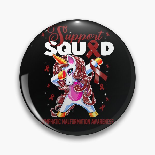 Item preview, Cute Unicorn Support Squad Lymphatic Malformation Awareness Men Women Kid designed and sold by tenjun16.