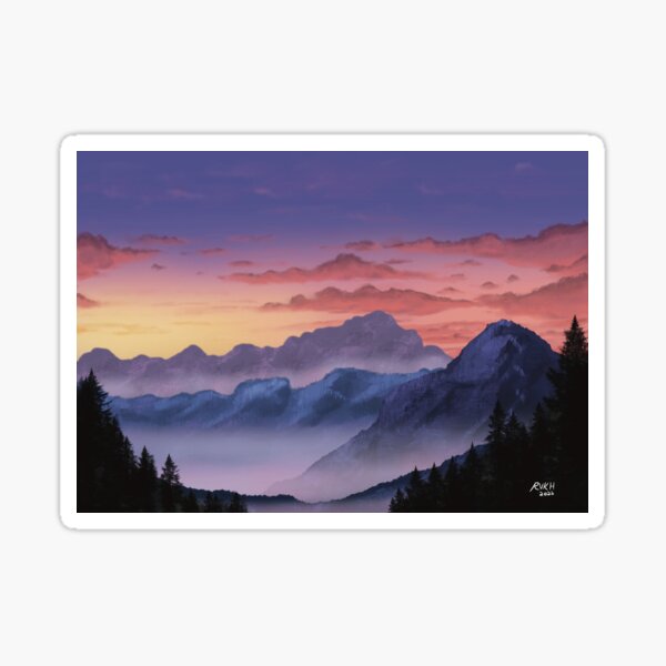 Mountain Majesty Sticker