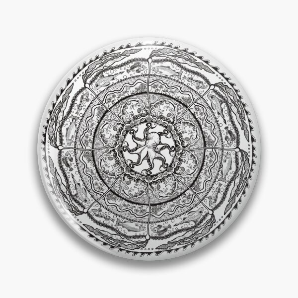 Item preview, Salish Sea Mandala -line work designed and sold by mernstw.