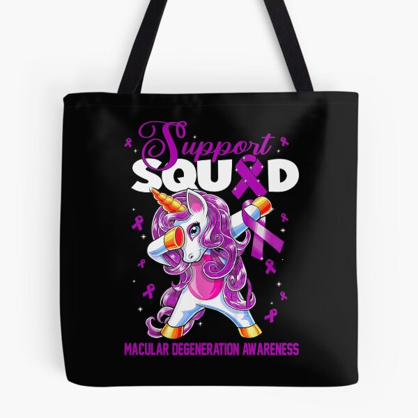 Item preview, Cute Unicorn Support Squad Macular Degeneration Awareness Men Women Kid designed and sold by tenjun16.