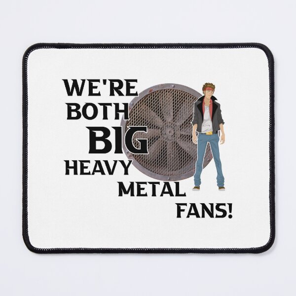 Item preview, We're Big Heavy Metal Fans. designed and sold by GnuArt.