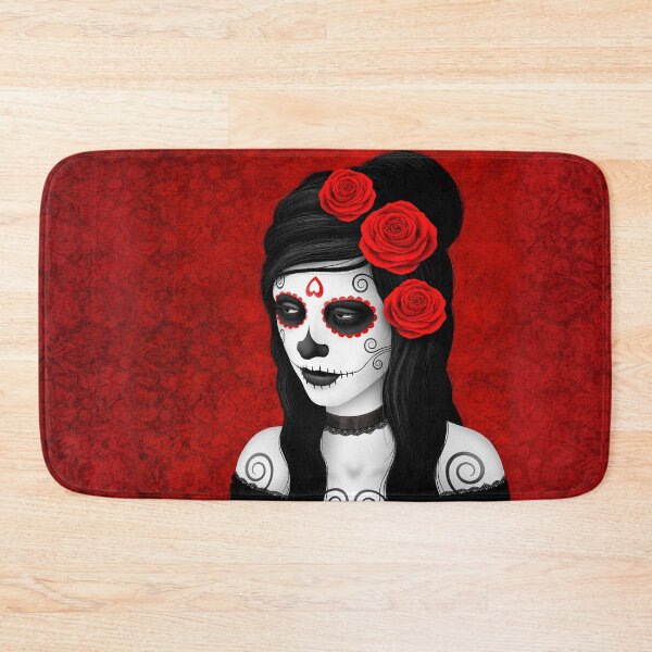 Item preview, Day of the Dead Girl with Red Roses  designed and sold by JeffBartels.