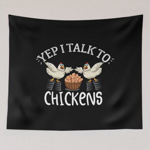 Item preview, Yep I Talk To Chickens Classic T-shirt - Cool Cute Chicken Buffs Funny Quote Tee Gift Essential T-Shirt designed and sold by Achrafilla1.