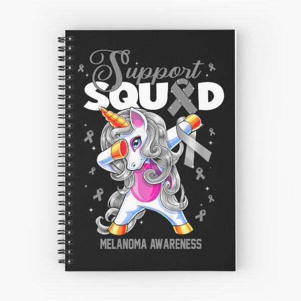 Item preview, Cute Unicorn Support Squad Melanoma Awareness Men Women Kid designed and sold by tenjun16.