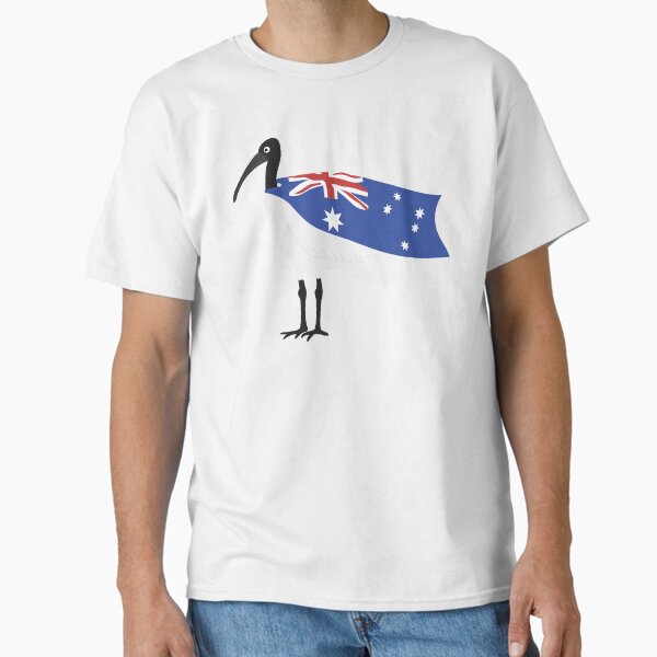 Item preview, Bin Chicken Australia Day Flag on White designed and sold by Digitaldingo.