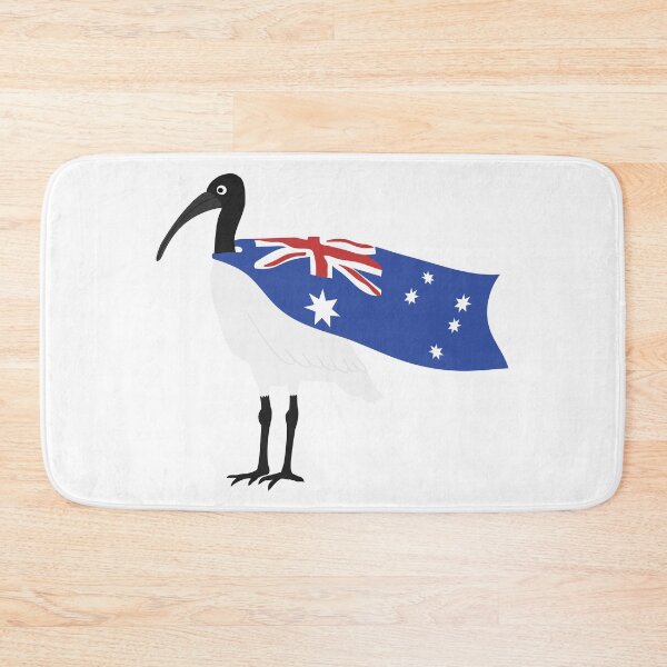 Item preview, Bin Chicken Australia Day Flag on White designed and sold by Digitaldingo.