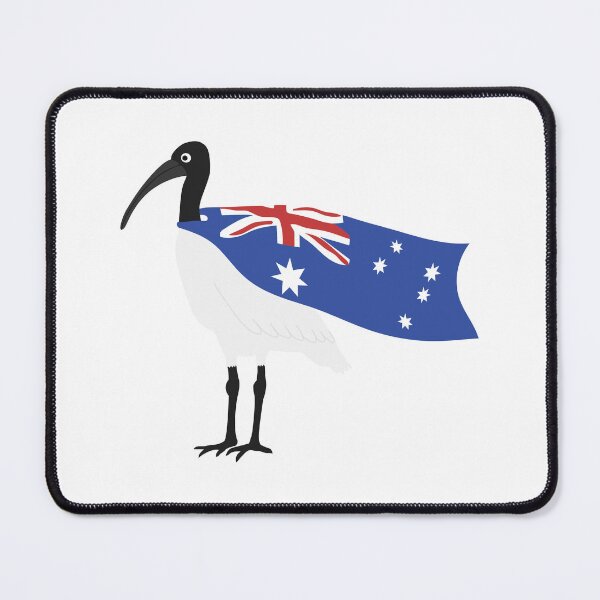 Item preview, Bin Chicken Australia Day Flag on White designed and sold by Digitaldingo.