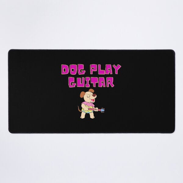 Item preview, Dog Play Guitar Sticker designed and sold by desireeowe.