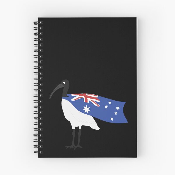 Item preview, Bin Chicken Australia Day Flag on Black designed and sold by Digitaldingo.
