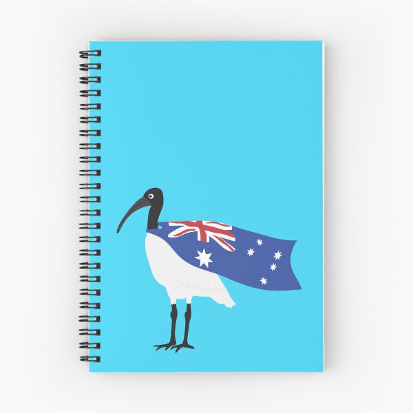 Item preview, Bin Chicken Australia Day Flag on Blue designed and sold by Digitaldingo.