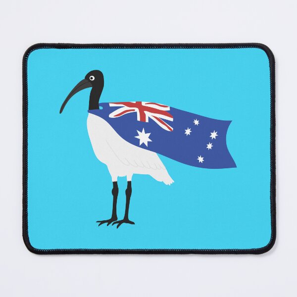 Item preview, Bin Chicken Australia Day Flag on Blue designed and sold by Digitaldingo.