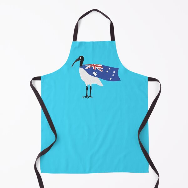 Item preview, Bin Chicken Australia Day Flag on Blue designed and sold by Digitaldingo.
