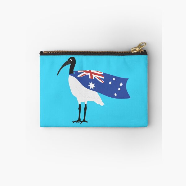 Item preview, Bin Chicken Australia Day Flag on Blue designed and sold by Digitaldingo.