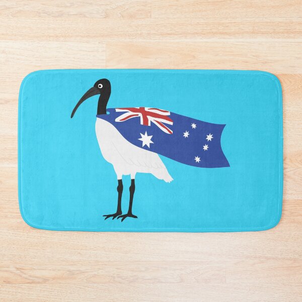 Item preview, Bin Chicken Australia Day Flag on Blue designed and sold by Digitaldingo.