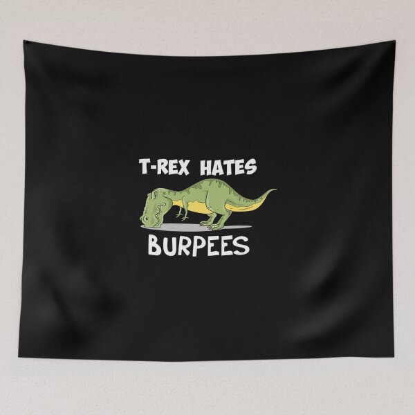 Item preview, T-Rex Hates Burpees Essential T-Shirt designed and sold by samirdari7.