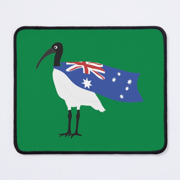 Item preview, Bin Chicken Australia Day Flag on Green designed and sold by Digitaldingo.