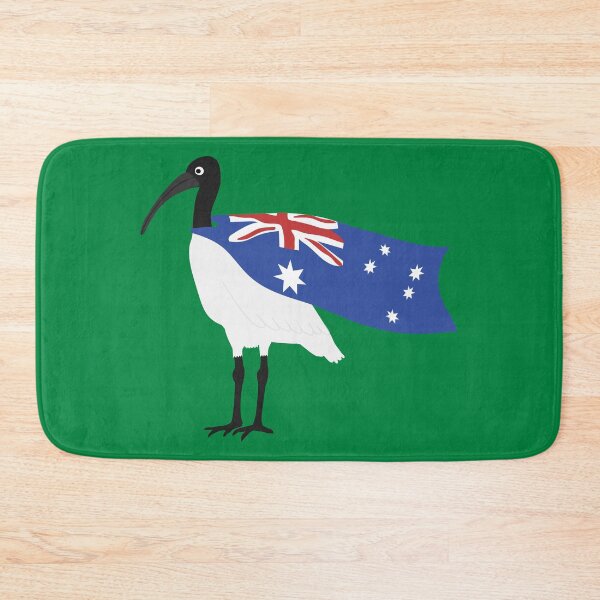 Item preview, Bin Chicken Australia Day Flag on Green designed and sold by Digitaldingo.